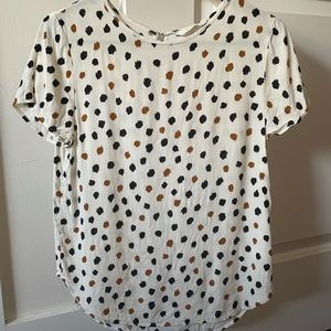 H&M poka dot top